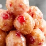 Glazed Cherry Fritter Bites First Image