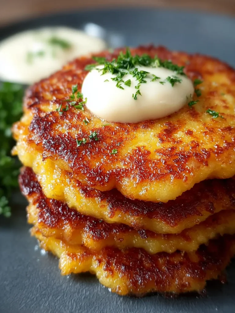 Crispy Homemade Potato Pancakes First Image