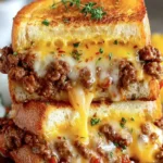 Cheesy Beef Melt Sandwich First Image