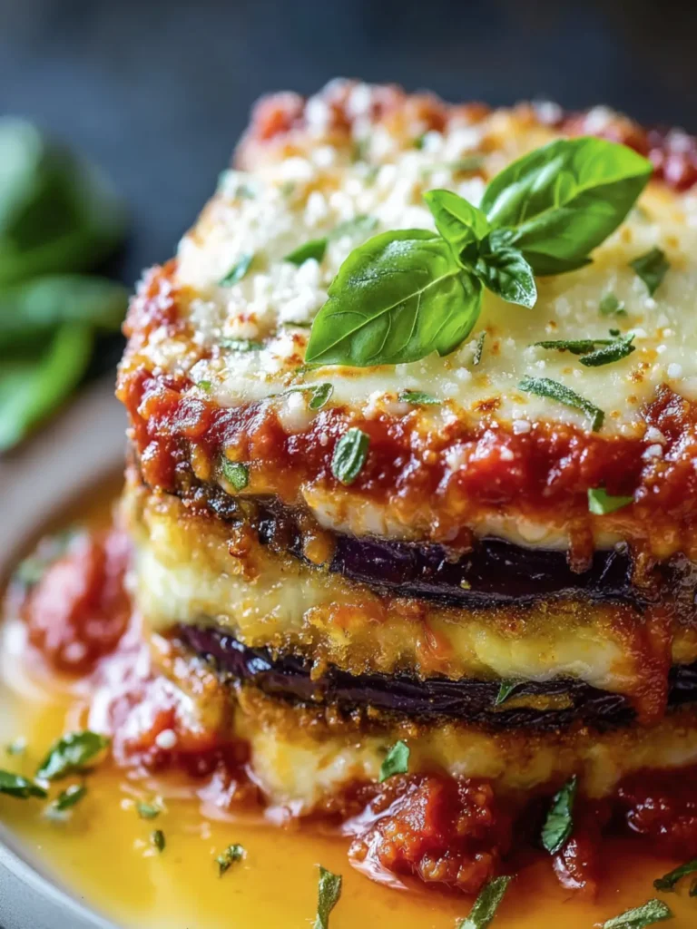 Layered Italian Eggplant Parmesan First Image