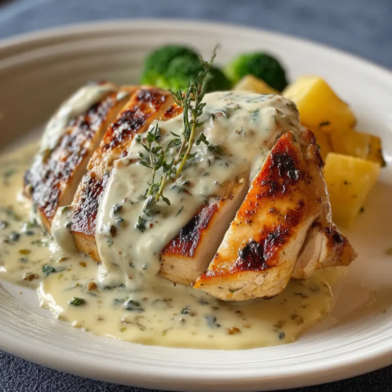 Grilled Chicken with Creamy Sauce First Image