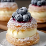 Blueberry Custard Puff Pastries First Image
