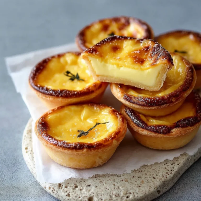 Creamy Portuguese Custard Tarts First Image