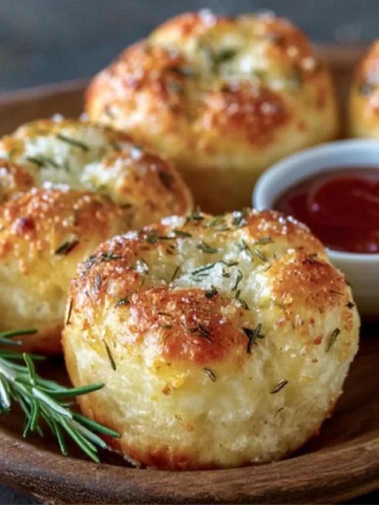 Savory Rosemary Garlic Bread Rolls First Image