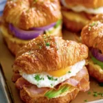 Fresh Croissant Breakfast Sandwiches First Image