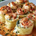 Creamy Shrimp Pasta Rolls First Image