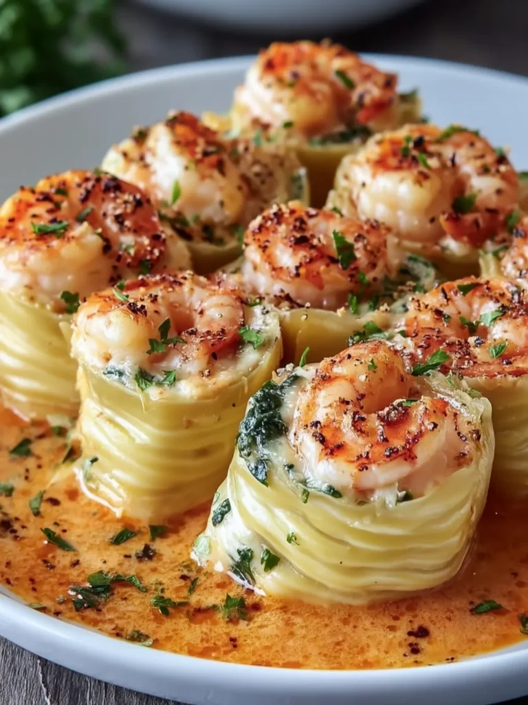 Creamy Shrimp Pasta Rolls First Image