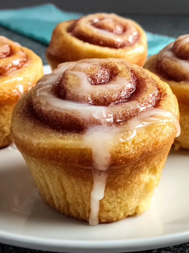 Gluten Free Dairy Free Cinnamon Roll Muffins First Image