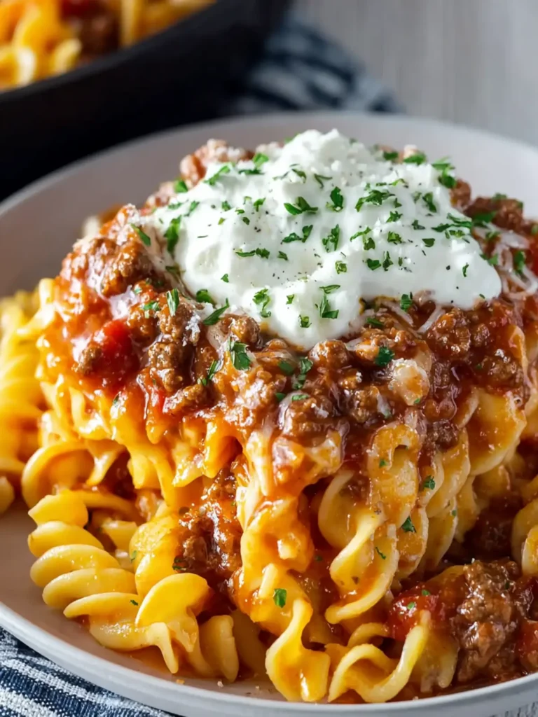 One Pot Hamburger Helper Lasagna First Image