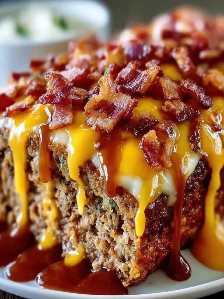 Cheesy Bacon-Topped Meatloaf Delight First Image