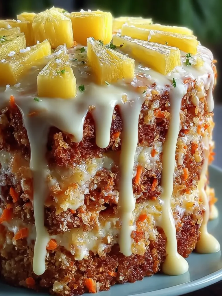 Tropical Carrot Pineapple Cake First Image