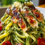 Basil Pesto Chicken Pasta First Image