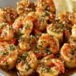 Garlic Lemon Butter Shrimp Dish First Image
