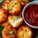 Crispy Fried Cheese Rounds Recipe First Image