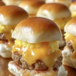 Cheesy Breakfast Slider Sandwiches First Image