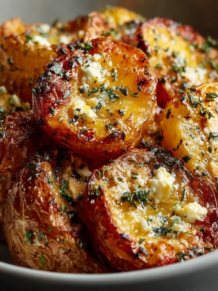 Crispy Baked Feta Potatoes First Image