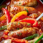 Crock Pot Sausage and Peppers First Image