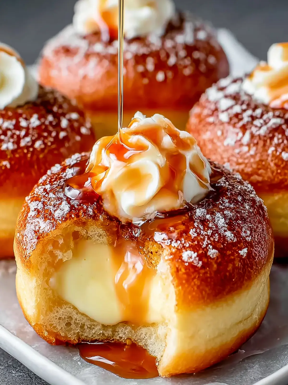 Indulge in Soft Baked Donuts: Decadent Crème Brûlée Bliss at Home