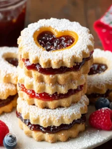 Linzer Cookies First Image
