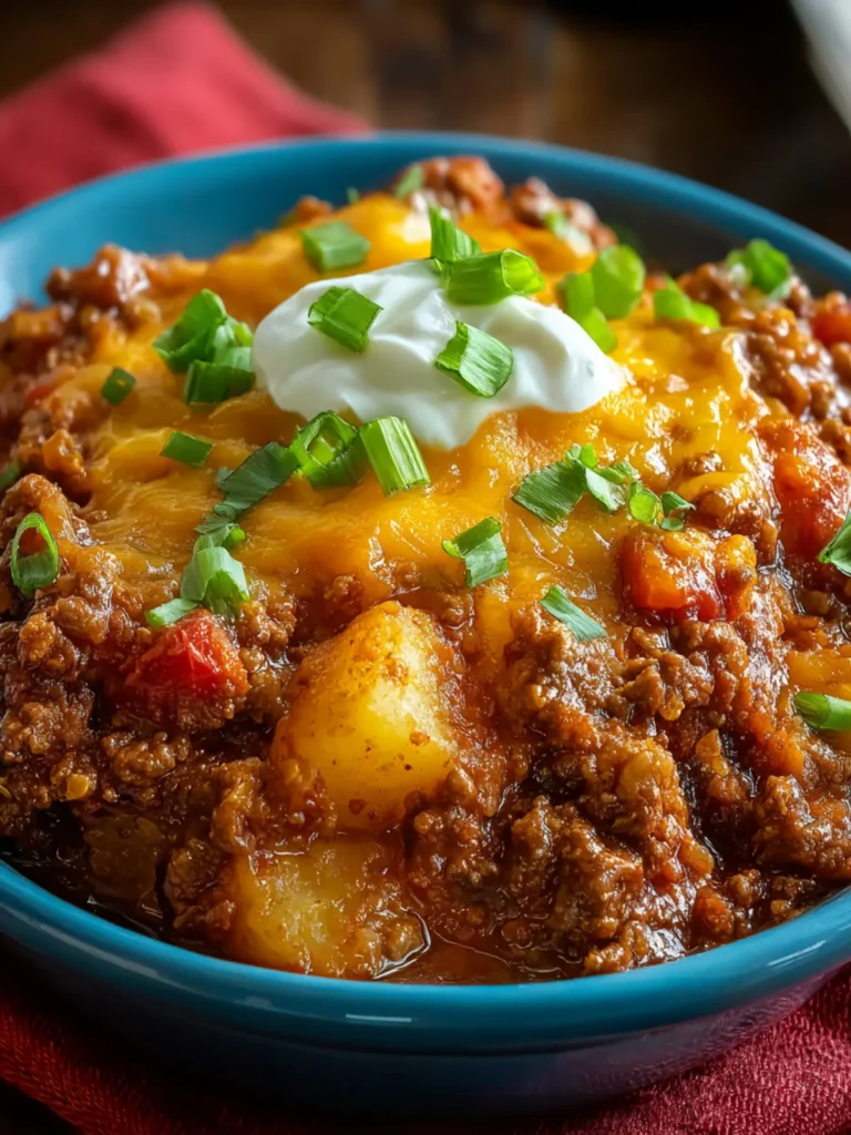 Irresistible Slow Cooker Cowboy Casserole Recipe First Image