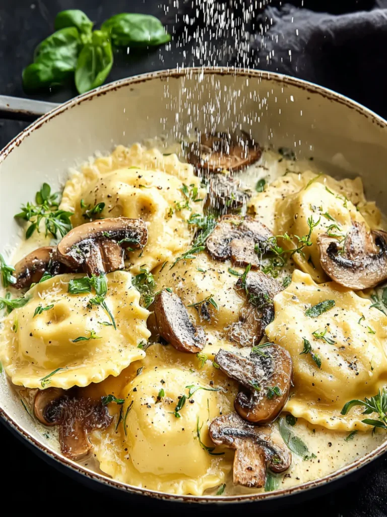 30-Minute Mushroom Ravioli First Image