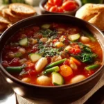 Easy & Healthy Minestrone Soup First Image