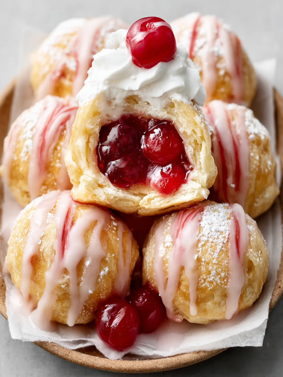 Cherry Pie Bombs: Delightfully Decadent Mini Desserts!