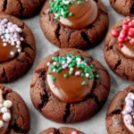 Chocolate Thumbprint Cookies First Image