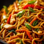 Easy Chicken Lo Mein Recipe First Image