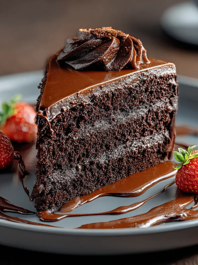 Decadent Chocolate Fudge Cake First Image