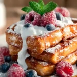 Irresistible Cinnamon French Toast Fingers with Yogurt First Image