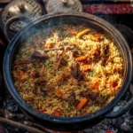 How To Make Uzbek Plov in Kazan (Outdoor Cooking) First Image