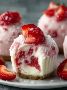 Strawberry Cheesecake Fat Bombs First Image