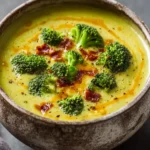 Vegan Broccoli Cheddar Soup Recipe First Image