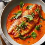 Savor Tilapia in Roasted Pepper Sauce First Image
