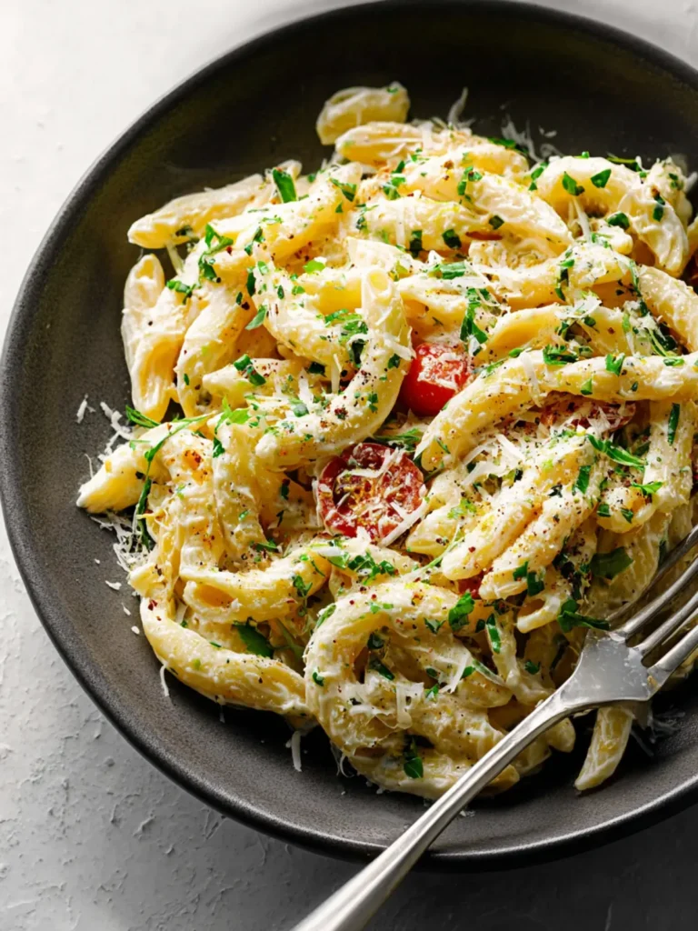 20 Minute Cream Cheese Pasta First Image