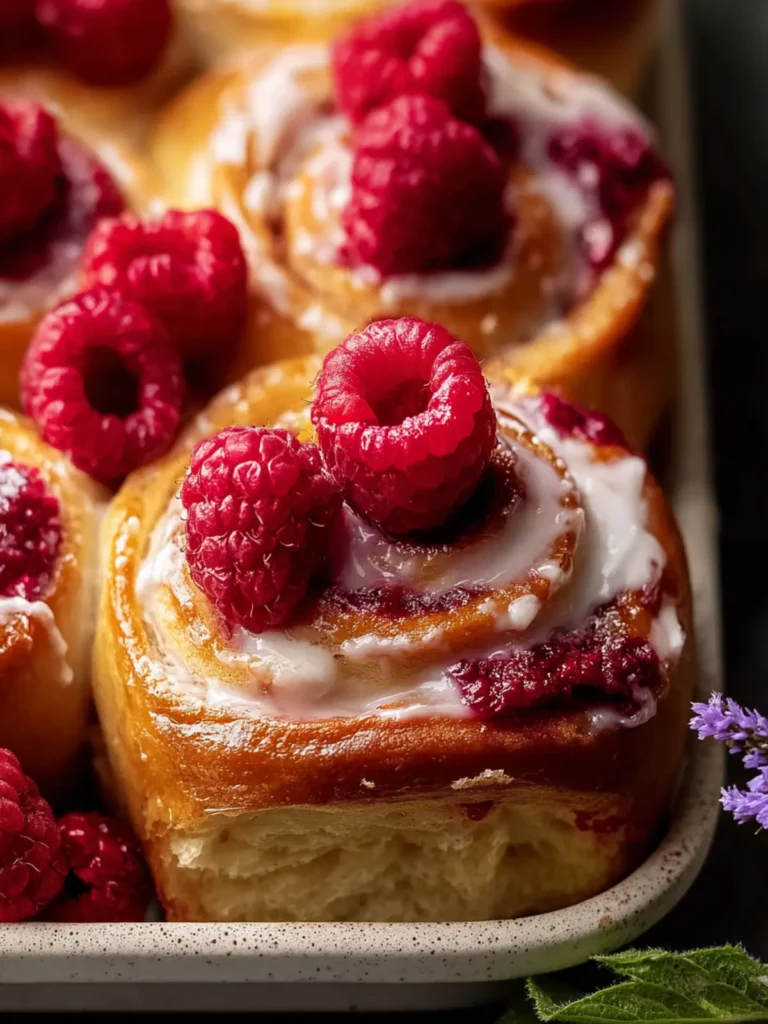 Irresistible Raspberry Lemon Brioche Rolls Recipe First Image