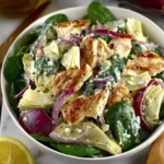Spinach Artichoke Chicken Salad First Image