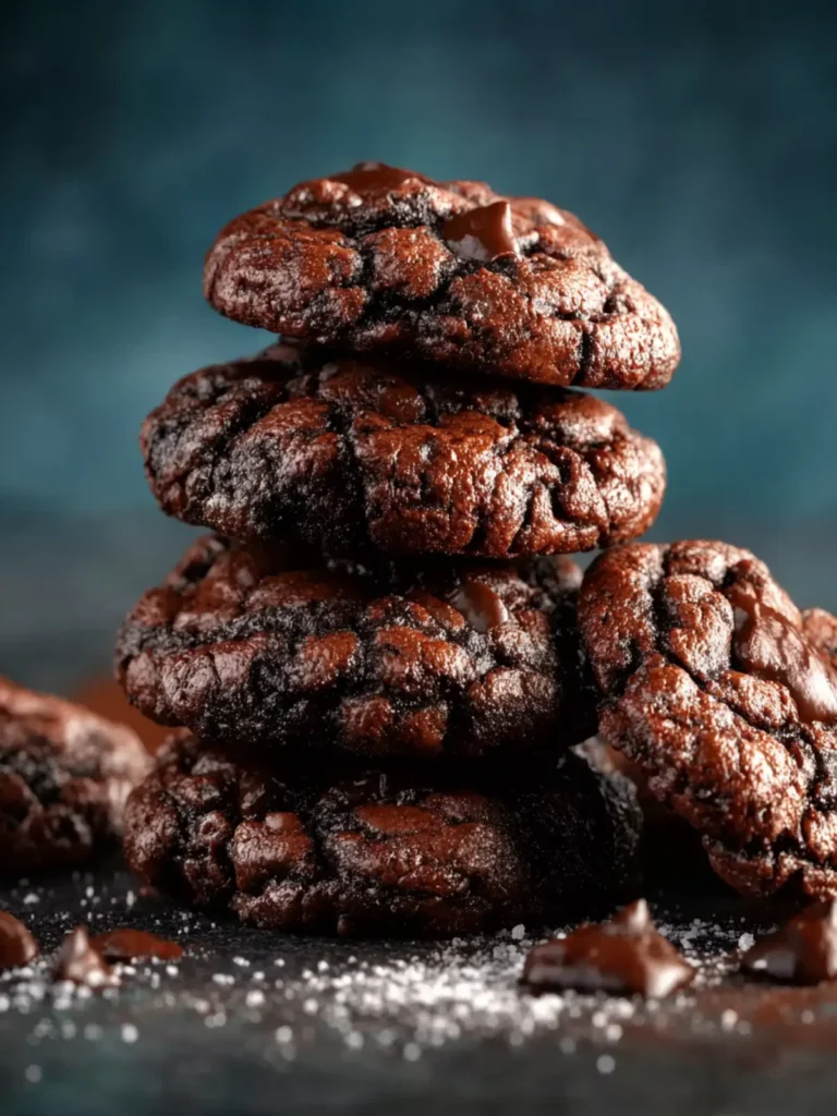 Fudgy Mocha Brownie Cookies First Image