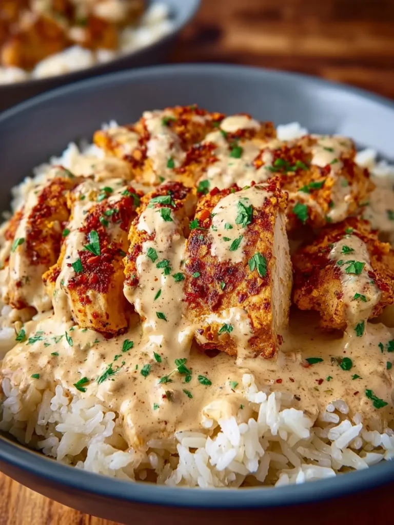 High Protein Creamy Cajun Chicken & Rice First Image