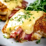 Open Faced Chicken Cordon Bleu First Image