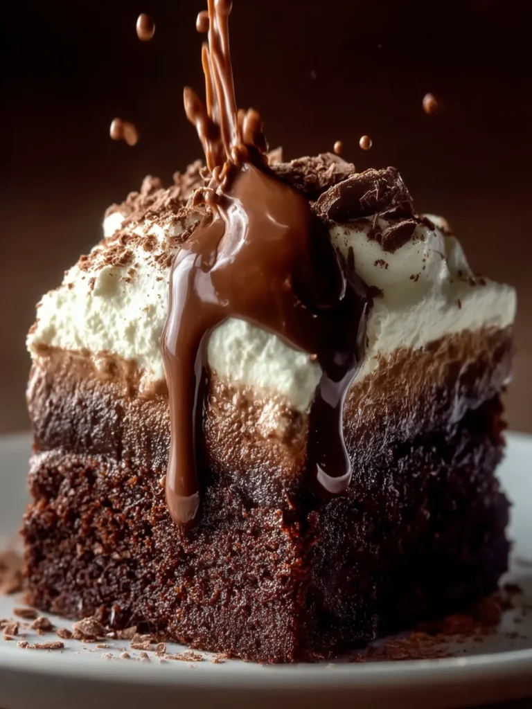 Baileys Chocolate Poke Cake First Image