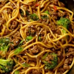 Ground Beef Sesame Noodles First Image