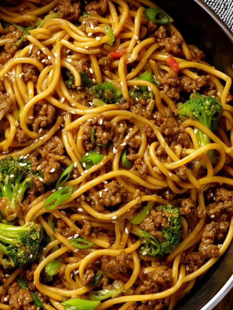 Ground Beef Sesame Noodles First Image