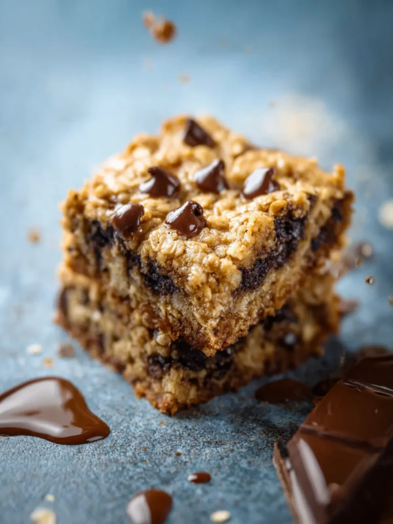 Chocolate Chip Oatmeal Bars First Image
