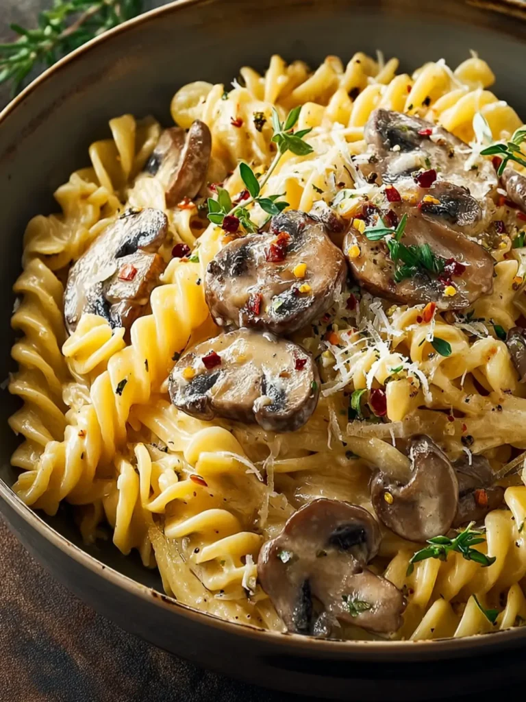 Garlic Mushroom Pasta: A Creamy Delight You Must Try! First Image