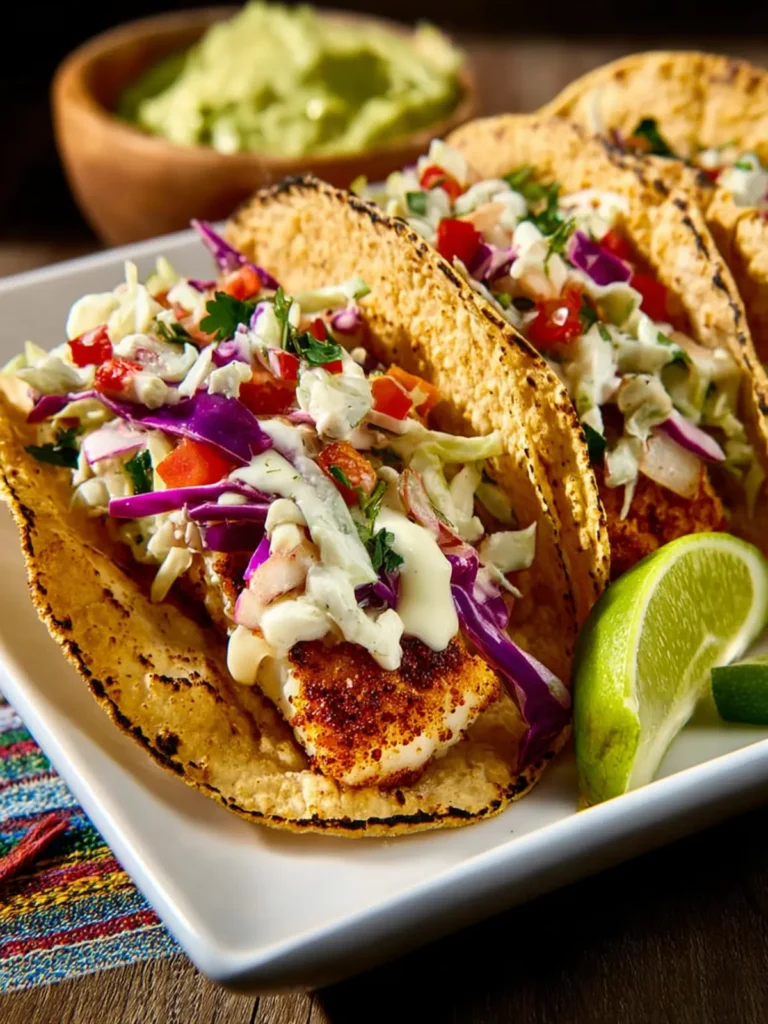 Air Fryer Fish Tacos First Image
