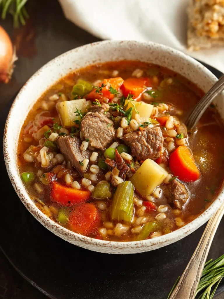 Beef Barley Soup First Image