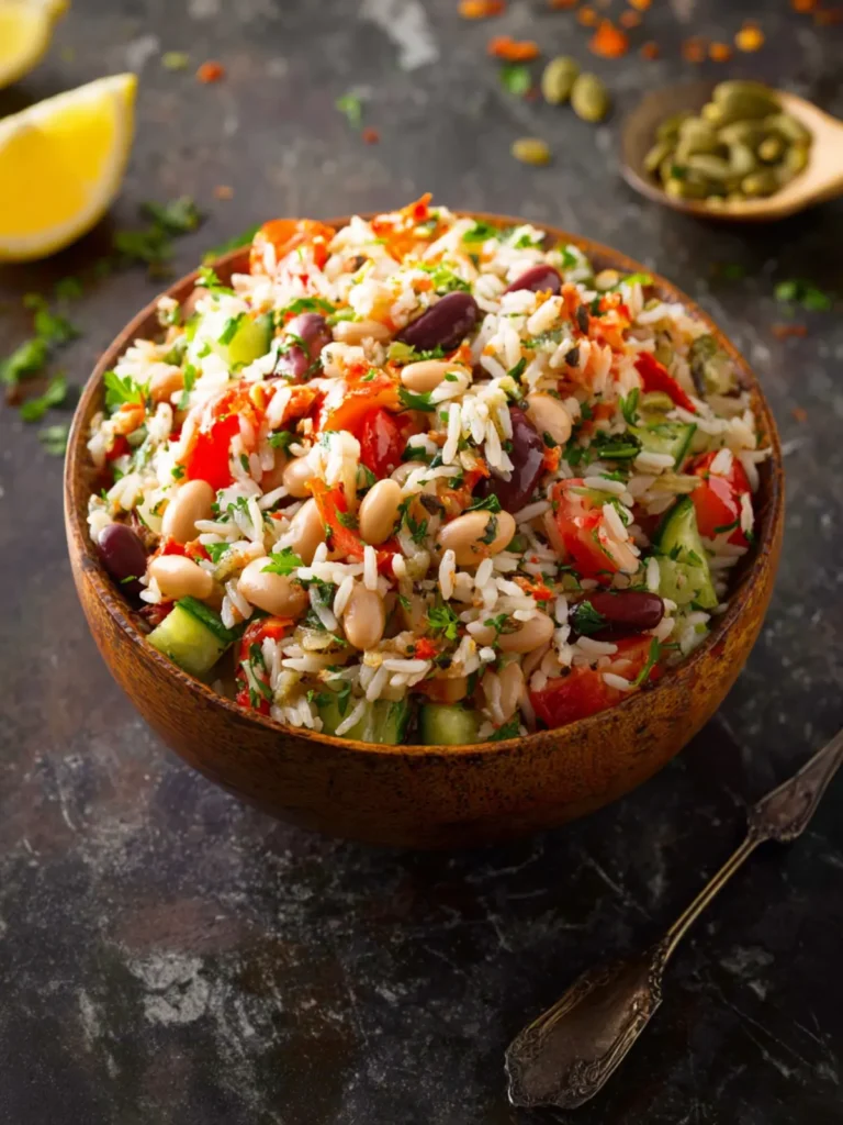 Mediterranean Bean & Rice Salad First Image