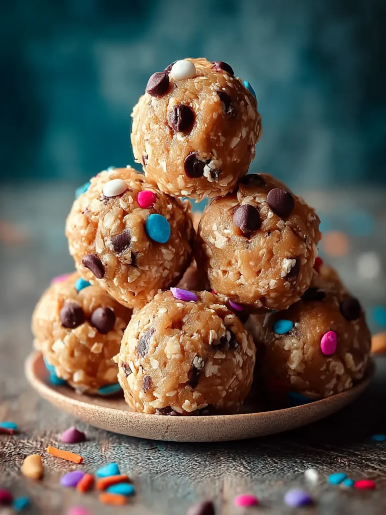 No-Bake Chickpea Cookie Bites – Easy Sweet Treat First Image